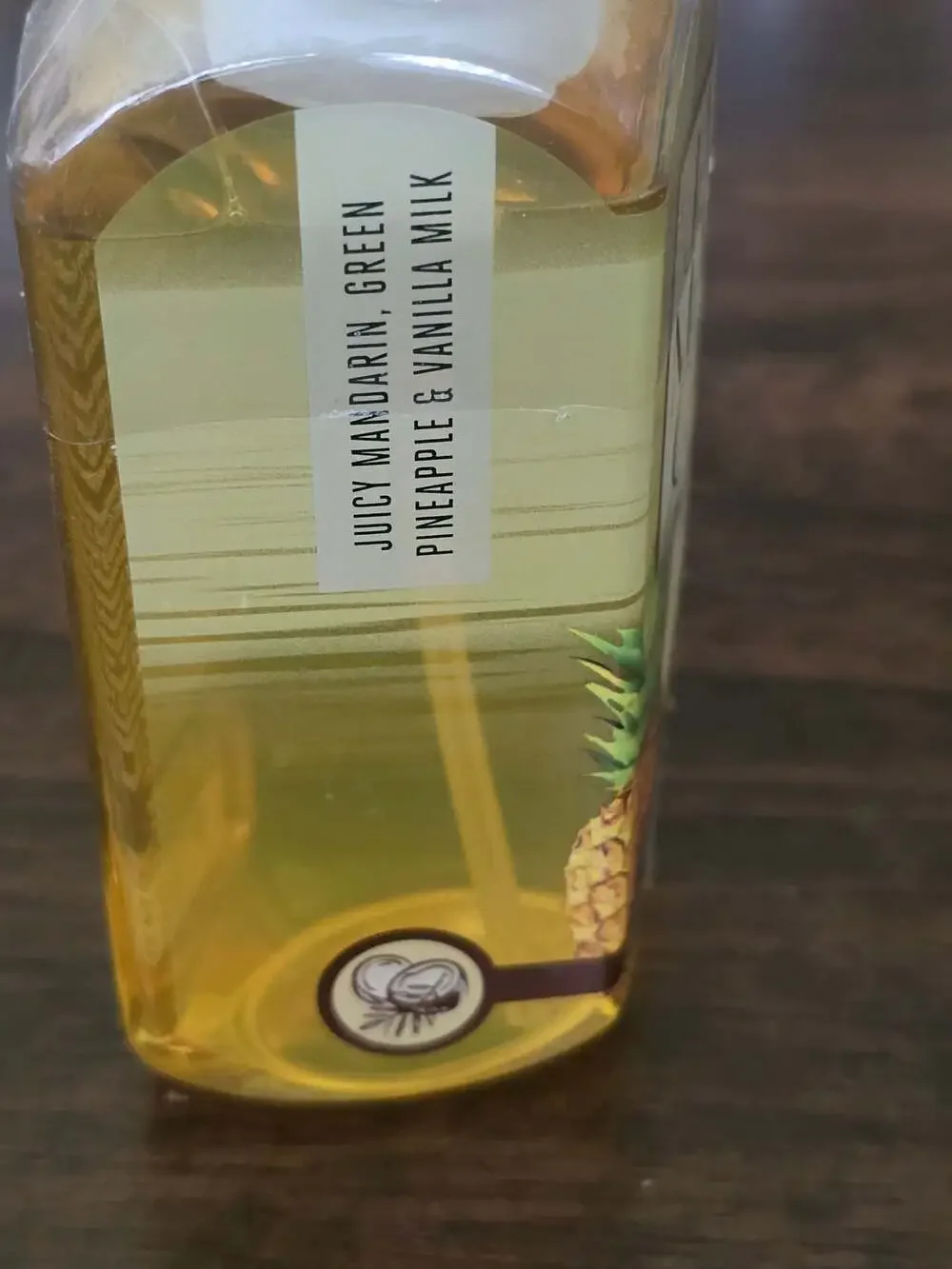 New Bath & Body Works Jamaica Pineapple Colada Gentle Foaming Hand Soap